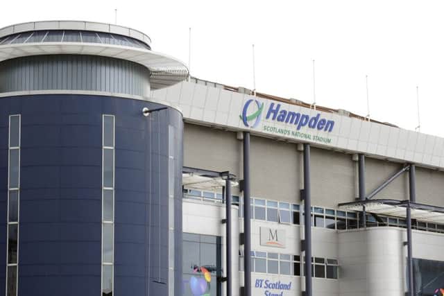 Gates are to open early at Hampden for the Scotland v England game. Picture: John Devlin