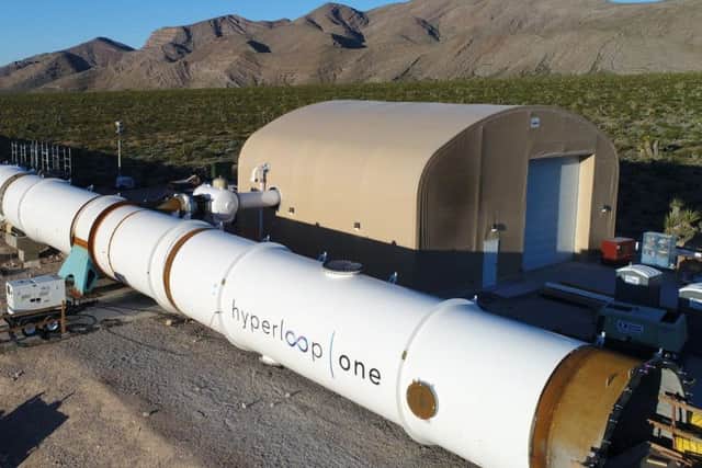 The Hyperloop One testing facility in Nevada. Picture: Contributed