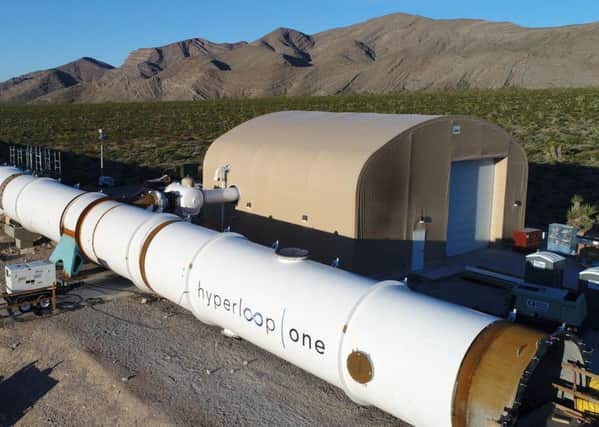 The Hyperloop One testing facility in Nevada. Picture: Contributed