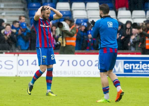 Inverness CT were relegated from the Ladbrokes Premiership at the end of last season. Picture: SNS