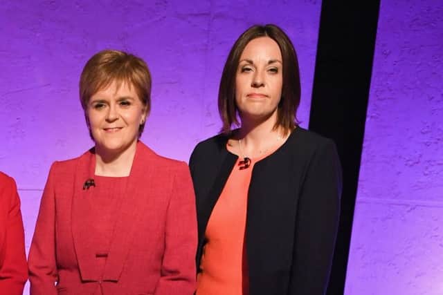 First Minister Nicola Sturgeon created a stir in Tuesday's live TV debate by revealing the details of a private conversation with Scottish Labour leader Kezia Dugdale.