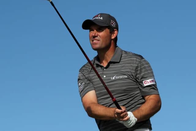 Padraig Harrington has been forced to withdraw from this week's PGA Tour event in Memphis after requiring six stitches. Picture: Getty Images
