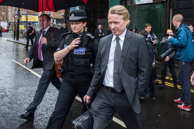 Former Rangers owner Craig Whyte leaves the High Court in Glasgow after being found not guilty. Picture: John Devlin