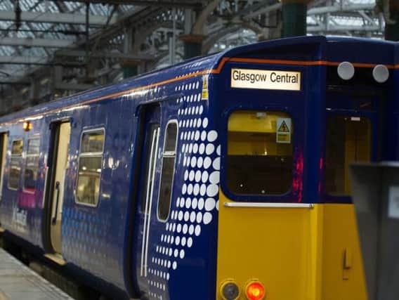 More than 100 ScotRail trains to and from Glasgow Central were cancelled. Picture: John Devlin