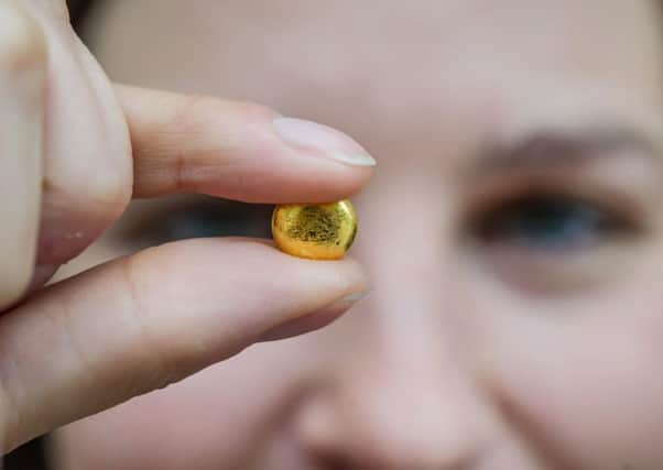 Scotgold's precious metal is making its way to jewellers' shelves. Picture: John Devlin