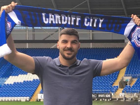 Callum Paterson has left Hearts to sign a three-year contract with Cardiff City. Pic: Cardiff City FC