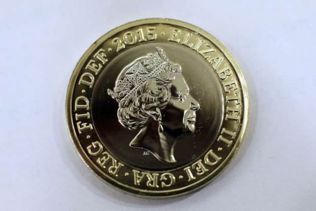 The two pound coin. Picture: Jonathan Brady/PA Wire