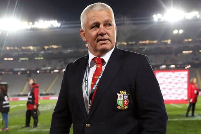 British and Irish Lions head coach Warren Gatland after the tour match at Eden Park. Picture: David Davies/PA Wire