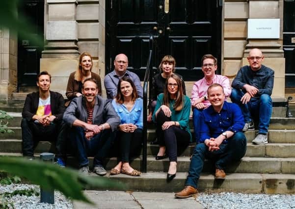 Whitespace managing partner Iain Valentine, front right, with the agency's senior team. Picture: Adam Wilson