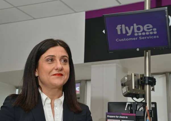Flybe chief executive Christine Ourmières-Widener said the airline had moved to drive down costs. Picture: Jon Savage