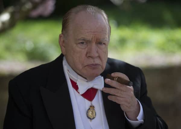 Brian Cox's performance shows Churchill riddled by guilt and depression and a terrible feeling of powerlessness. Picture: Graeme Hunter