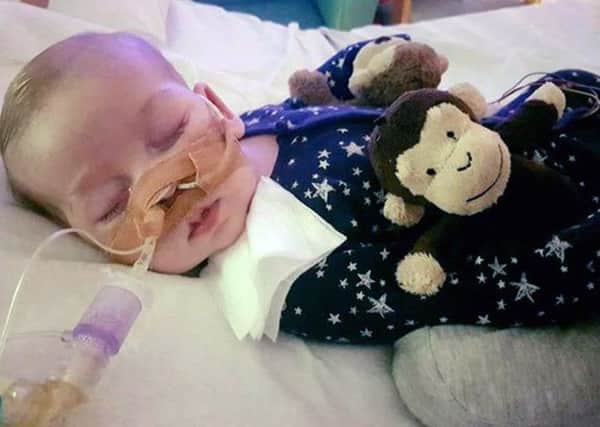 Family handout photo of Charlie Gard.