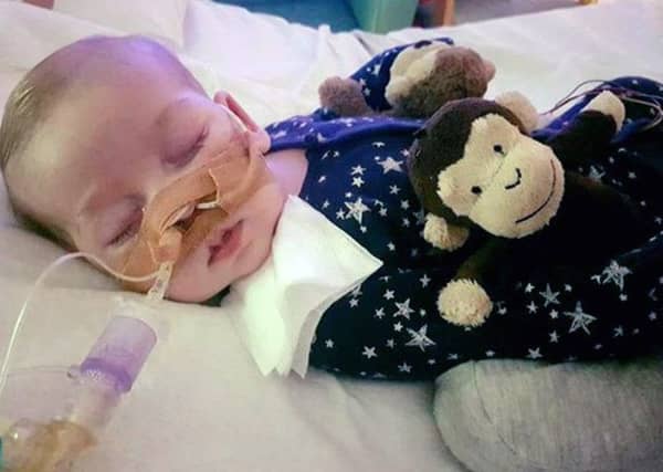 Family handout photo of Charlie Gard.