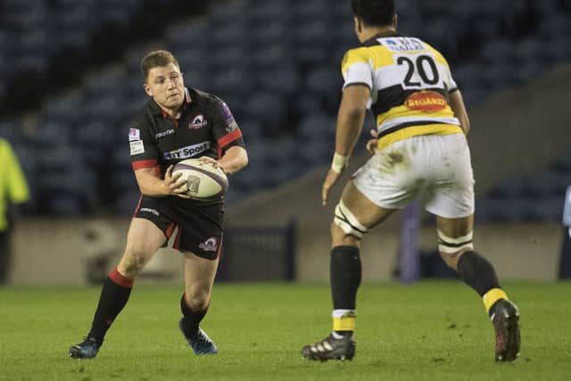 Edinburgh's Duncan Weir in action against La Rochelle during last season's European Challenge Cup quarter-final. Picture: Gary Hutchison/SNS/SRU