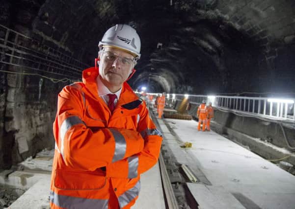 Network Rail chief executive Mark Carne said electrification projects were incredibly challenging.  Photograph: Rob Casey/SNS