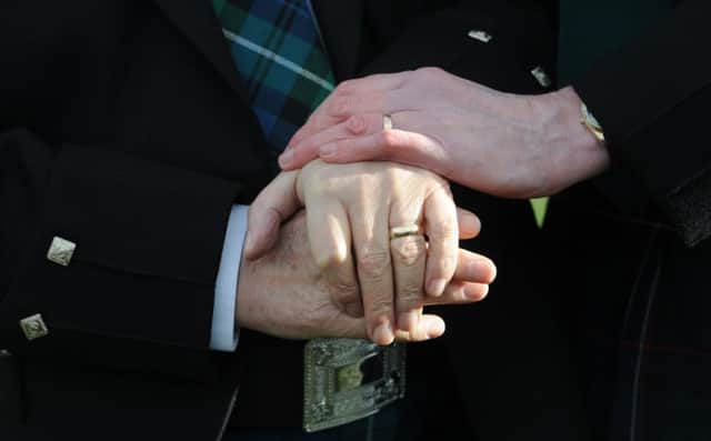 Same-sex marriage legislation was approved in Scotland in 2014, but until now, no mainstream church had permitted it to take place in a church.
