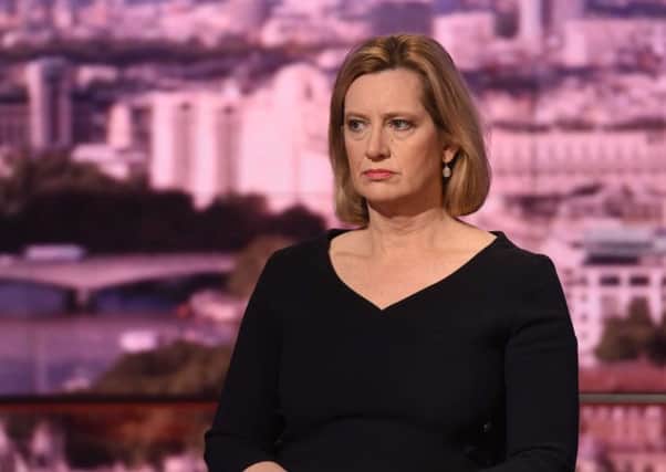 Conservative Home Secretary Amber Rudd could lose her seat. Picture: Getty Images