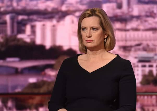 Conservative Home Secretary Amber Rudd could lose her seat. Picture: Getty Images