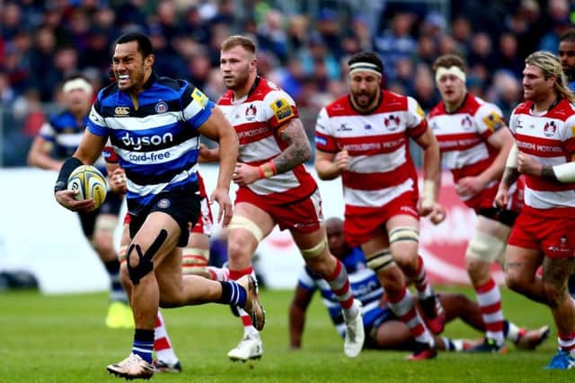 Robbie Fruean in action of Bath. Pic: Jordan Mansfield/Getty Images