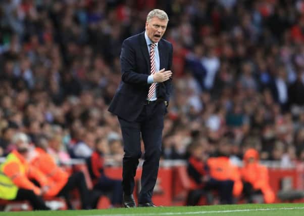 David Moyes has been fined for remarks made to a female reporter during his time at Sunderland.  Picture: Richard Heathcote/Getty Images