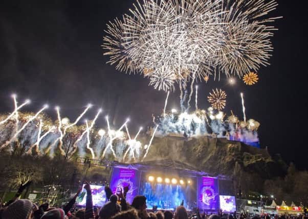 Next Hogmanay will see an early evening firework display as well as the main event. Picture: Chris Watt