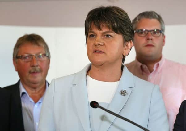 DUP leader Arlene Foster. Picture: PA