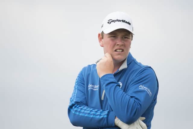Glencruitten's Robert MacIntyre credited working with his new coach, David Burns, for a solid start at St Andrews. Picture: Getty Images