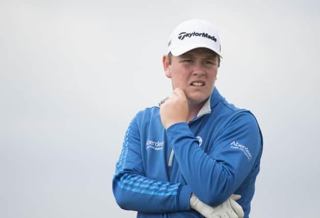 Glencruitten's Robert MacIntyre credited working with his new coach, David Burns, for a solid start at St Andrews. Picture: Getty Images