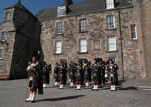 The Argyll and Sutherland Highlanders at Stirling Castle, where there is a regimental museum.