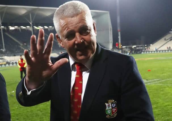 Warren Gatland, head coach of the Lions, hit back at critics. Picture: David Rogers/Getty Images)