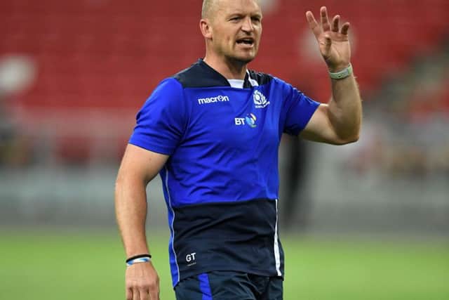 Gregor Townsend hailed the efforts of his player. Picture: Fotosport/David Gibson