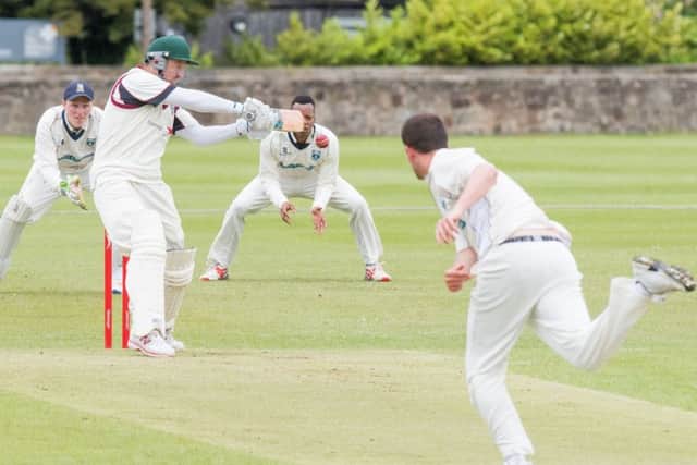 Brendan OConnell made 32 for Watsonians against Glenrothes. Picture: Ian Georgeson