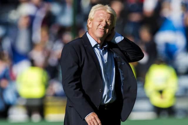 Scotland manager Gordon Strachan at full-time.