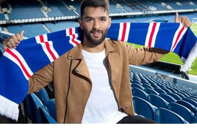 Daniel Candeias has signed a two-year deal with Rangers. Picture: Rangers FC