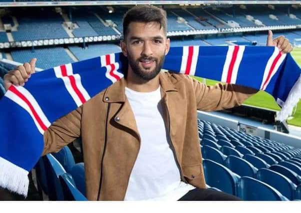 Daniel Candeias has signed a two-year deal with Rangers. Picture: Rangers FC