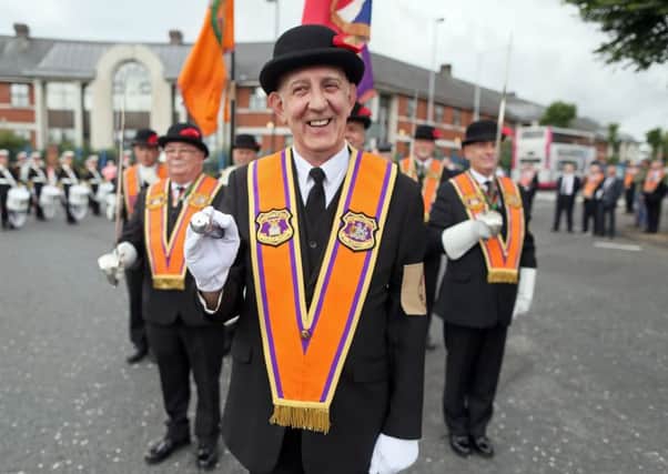 The Orange Order hopes DUP deal will end march ban. Picture: Getty Images