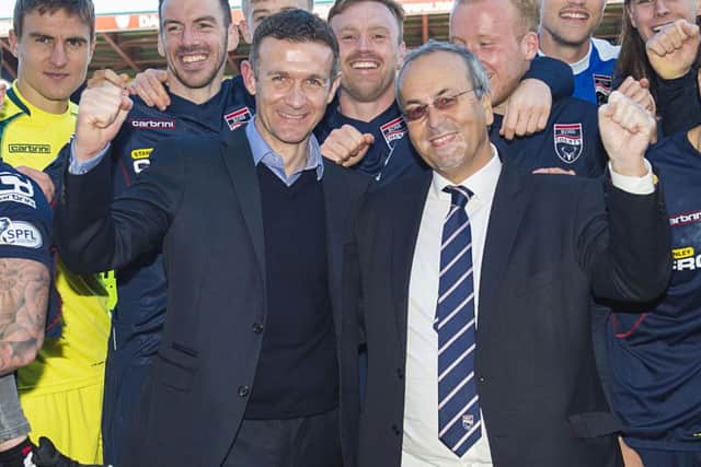 Ross County chairman Roy MacGregor (right) has welcomed the appointment of Emily Wilson. Picture: SNS/