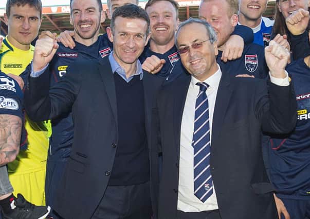 Ross County chairman Roy MacGregor (right) has welcomed the appointment of Emily Wilson. Picture: SNS/
