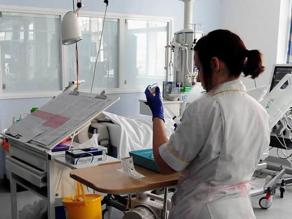 The number of EU nurses registered to work in the UK in April was just 46.