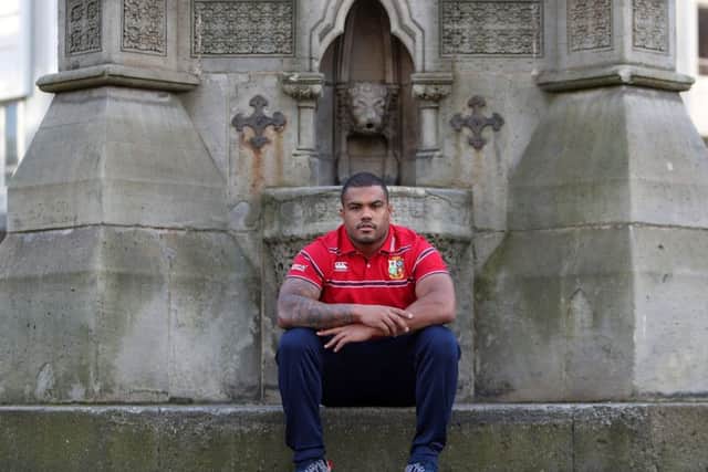 Kyle Sinckler in Dunedin ahead of the Lions' fourth match of their New Zealand tour against Highlanders.