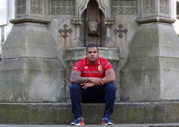 Kyle Sinckler in Dunedin ahead of the Lions' fourth match of their New Zealand tour against Highlanders.