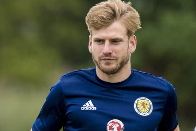 Stuart Armstrong's season ended with the 2-2 World Cup qualifying draw against England at Hampden. Picture: Alan Harvey/SNS