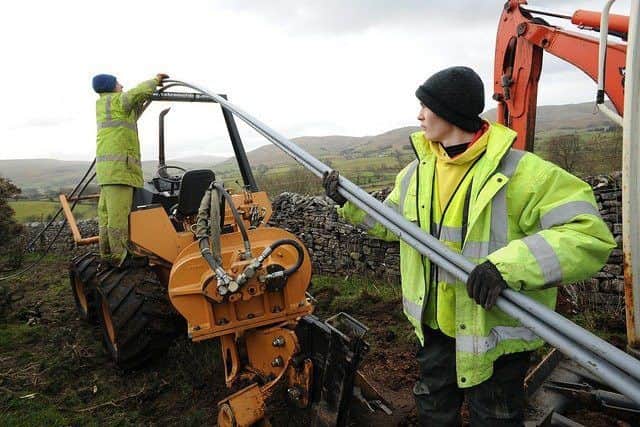 Ultrafast broadband uses full-fibre cables, which allow for greatly increased download speeds compared to copper cables. Picture: PA