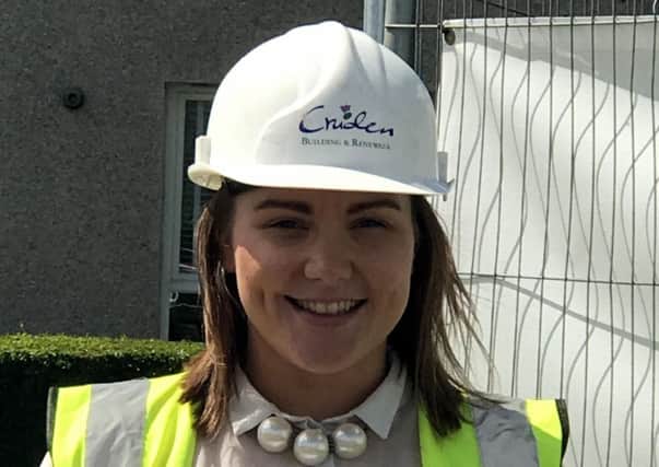Jennifer Gibson says she has received 'tremendous' support from Cruden Building & Renewals. Picture: Contributed