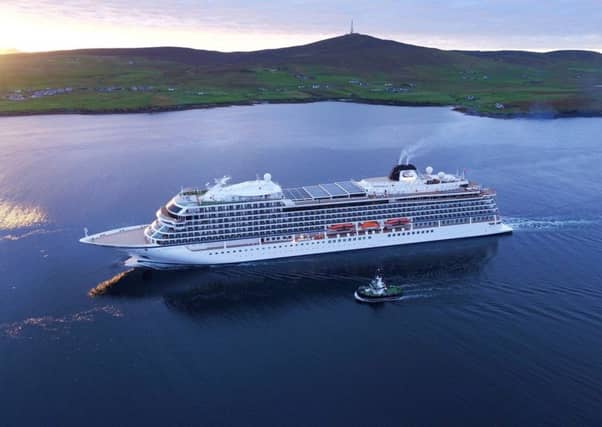 Viking Star at Lerwick, Shetland. Picture: Rory Gillies, Shetland Flyer/Supplied