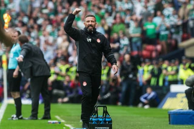 Last month's Scottish Cup final against Celtic looks like being Derek McInnes' last game in charge of Aberdeen. Picture: John Devlin