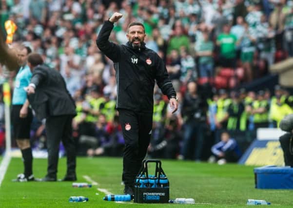 Last month's Scottish Cup final against Celtic looks like being Derek McInnes' last game in charge of Aberdeen. Picture: John Devlin