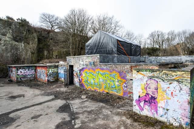 War time radar station and Nuclear bunker, Barnton Quarry. Picture: Ian Georgeson