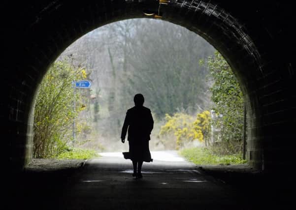 The Innocent Railway tunnel is now a popular cycleway and footpath. Picture: Neil Hanna