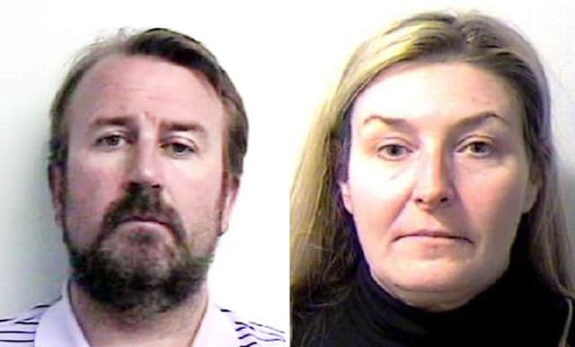Edwin McLaren and his wife Lorraine McLaren who were found guilty of fraud. Picture: PA